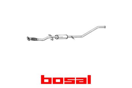Глушник середня частина HYUNDAI I10 08- BOSAL 293-005