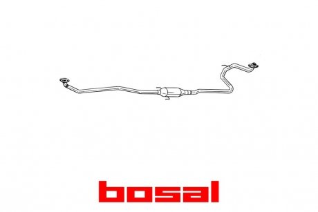 Глушитель средняя часть TOYOTA YARIS 05- BOSAL 293-041