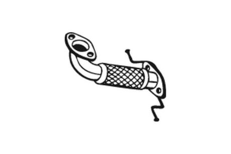 Глушитель, алюм. сталь, передн. часть FORD MONDEO 1.8i -16V, 2.0i 16v (10/00-) HTB, SED, STW BOSAL 703-123