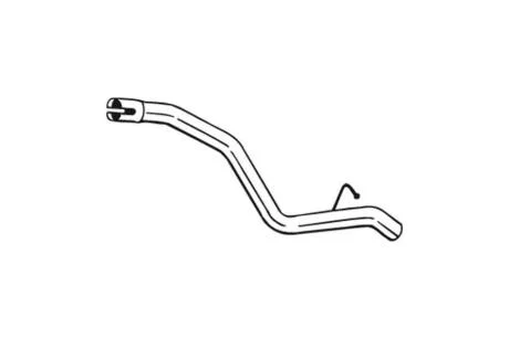 Глушник, алюм. сталь, задн. частина FORD FOCUS (04-07) BOSAL 751-411