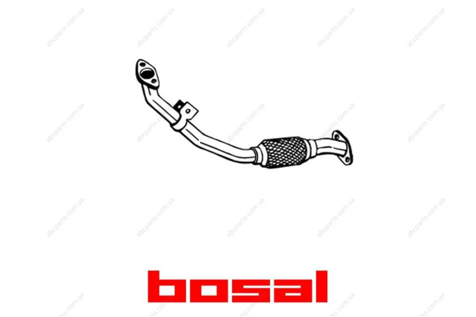 Труба вихлопна MITSUBISHI PAJERO 94-96 BOSAL 787-257 (фото 1)