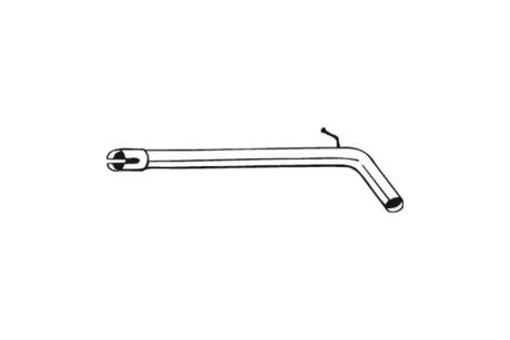 Глушитель, алюм. сталь, средняя часть SEAT IBIZA 05-07 BOSAL '801-483