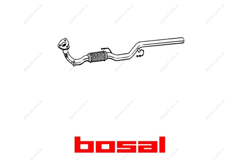Труба вихлопна SKODA FABIA 03- (823-635) BOSAL '823-635 (фото 1)