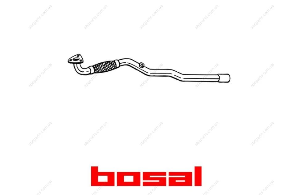 Глушитель, алюм. сталь, передняя часть OPEL ZAFIRA B 05- (852-001) BOSAL '852-001 (фото 1)