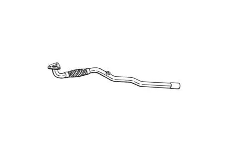 Глушник, алюм. сталь, передня частина OPEL ASTRA H 04- BOSAL '852-369