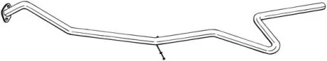 Труба выхлопная FORD FUSION 02-04 (965-375) BOSAL '965375