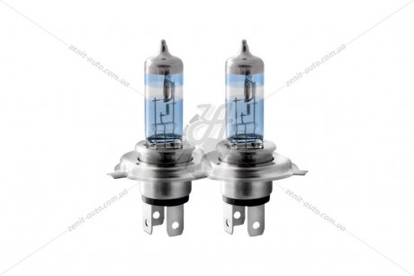 Лампа галоген H4 12V 60/55W P43 +100% EXTRA LIGHT (к-т 2шт) BREVIA 12040MPS