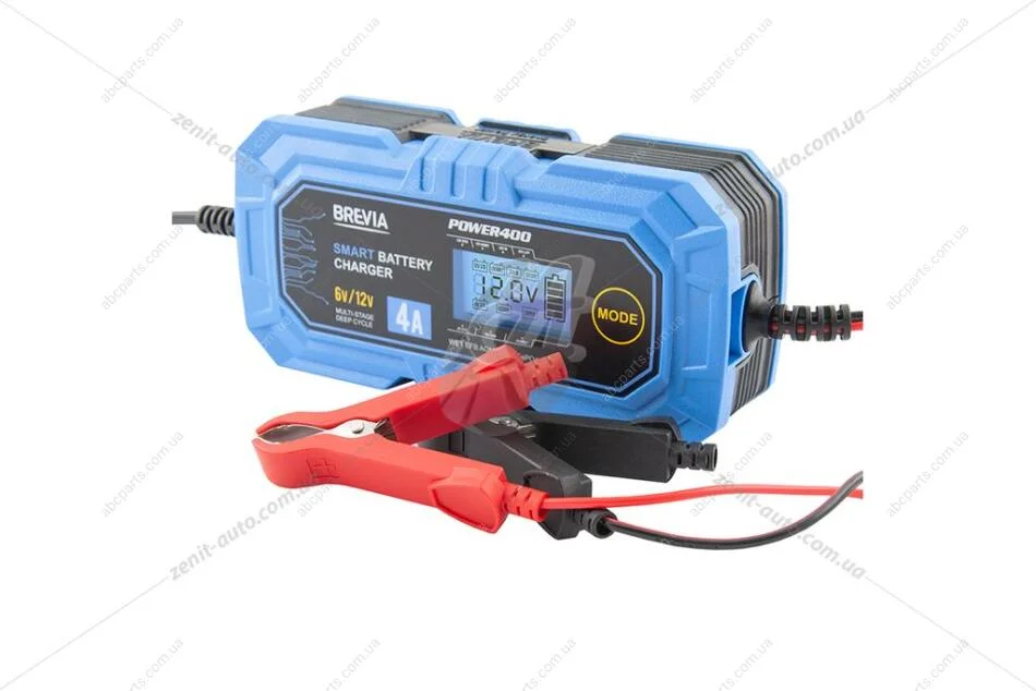 Зарядное устройство для аккумулятора (4А 6/12В 4-120Ah) POWER400 Brevia BREVIA '20400EP (фото 1)
