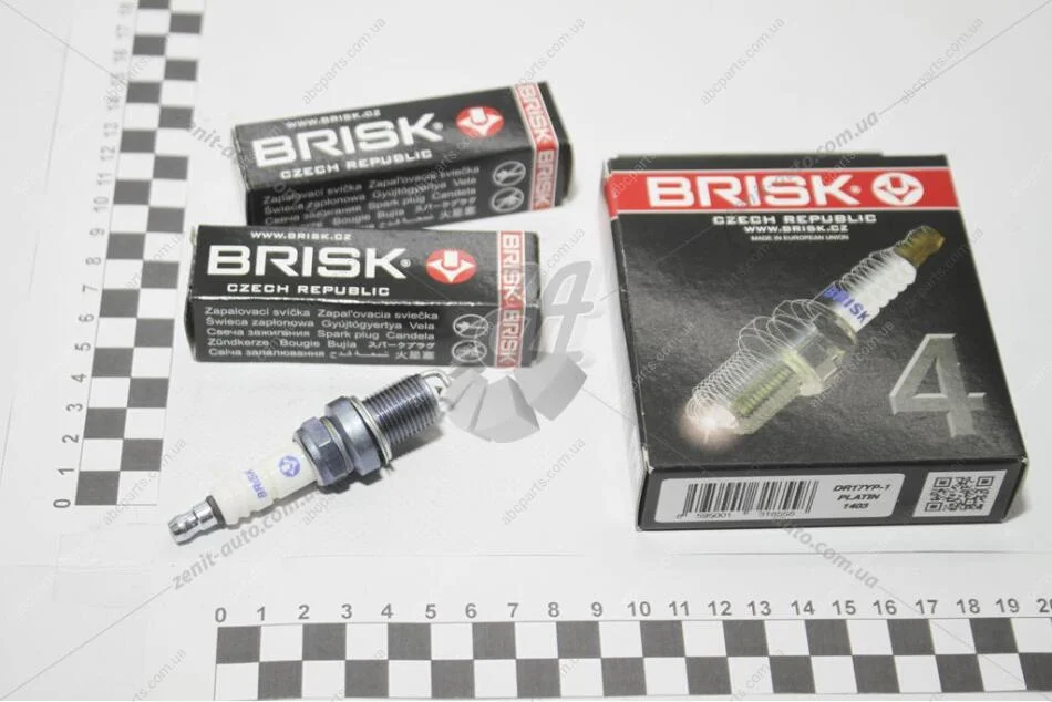 Свеча зажигания PLATIN BRISK DR17YP-1 (фото 1)