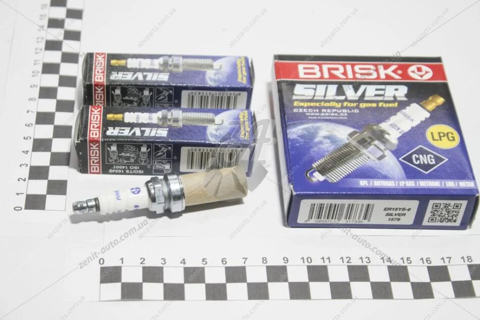 Свеча зажигания SILVER BRISK ER15YS-9 (фото 1)