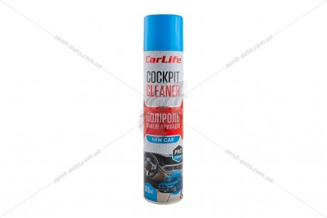 Полироль панели приборов Cockpit Cleaner 320мл новая машина CarLife CF325