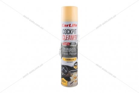 Полироль панели приборов Cockpit Cleaner 750мл EXTRA MAT вишня CarLife CF779