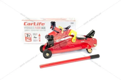 Домкрат гидравлический подкатной 2 т (h=135-335мм) CARLIFE CarLife FJ590