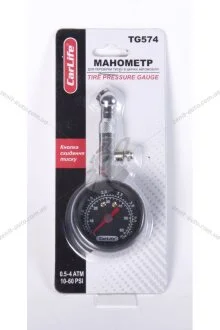 Манометр 4 атм (метал корпус) CARLIFE CarLife TG574
