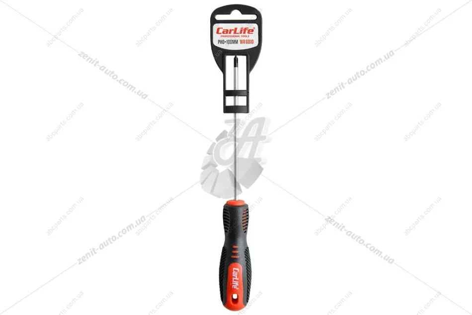 Отвертка крестовая PH0х100мм CARLIFE CarLife WR6010 (фото 1)