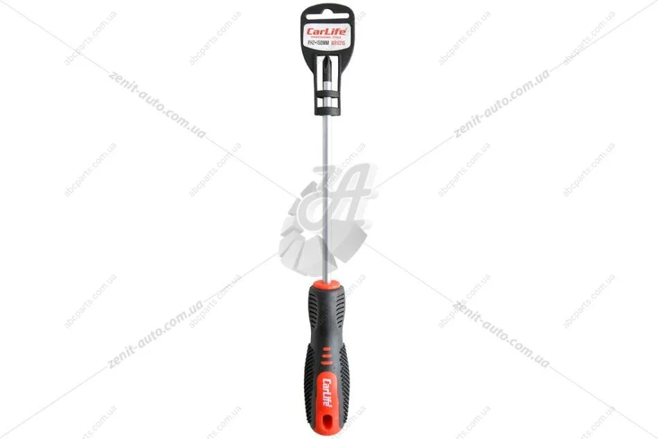 Отвертка крестовая PH2х150мм CARLIFE CarLife WR6215 (фото 1)
