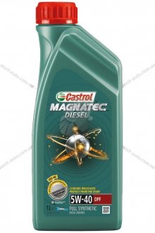 Масло ДВС 5W-40 MAGNATEC DIESEL DPF API SN/CF, ACEA C3, GM dexos2, 1л, синт. CASTROL 1502B8