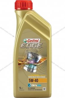 Масло ДВС 5W-40 EDGE API SN/CF, ACEA C3, GM dexos2, 1л, синт. CASTROL 1535FA