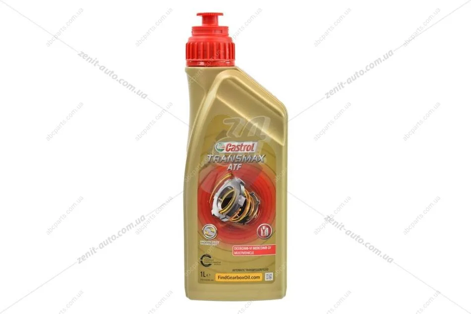 Олива трансміс. Castrol TRANSMAX ATF DEXRON VI MERCON LV MULTIVEHICLE, 1л, синт. CASTROL '15F1C1 (фото 1)