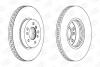 Диск тормозной передний (кртано 2) BMW X3 (E83), X5 (E53) CHAMPION '562134CH1 (фото 1)
