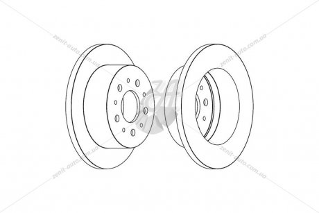 Диск тормозной задний (кратно 2) Citroen Jumper (06-)/Fiat Ducato (06-)/Peugeot Boxer (05-) CHAMPION 562526CH