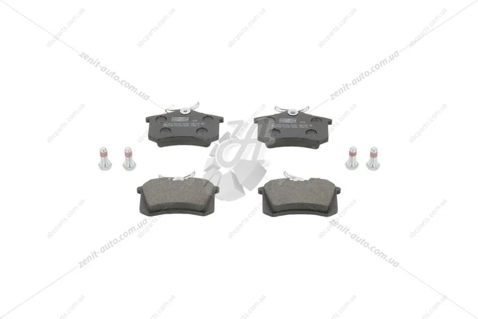 Колодки гальмівні дискові задні Audi A4 (B6,B7)/ VW Polo III, Golf IV CHAMPION 571361CH (фото 1)