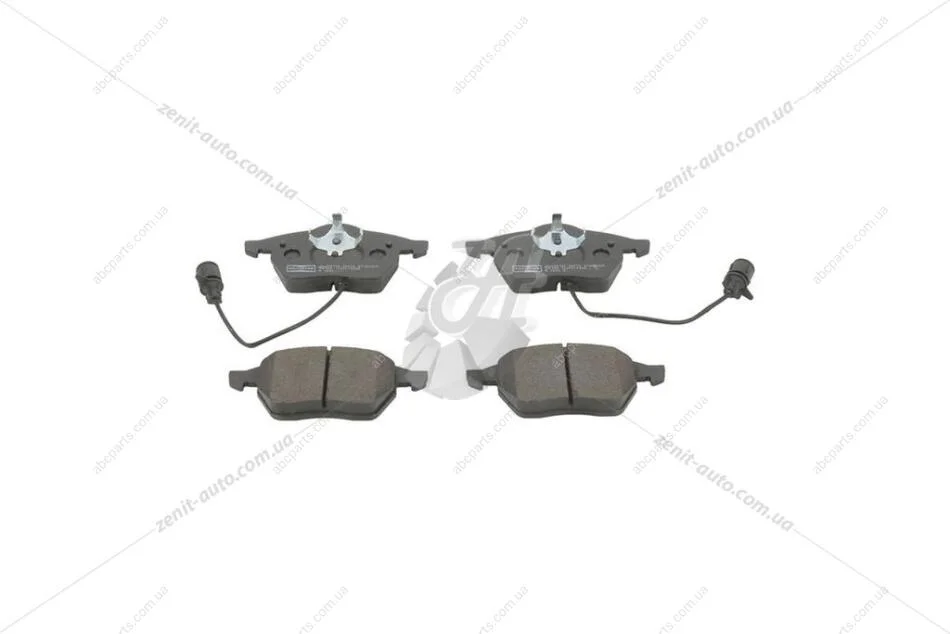 Колодки тормозные дисковые передние AUDI 100, 100 Quattro, A6, A6 Quattro, Coupe, S6 Quattro VW Passat CHAMPION 571512CH (фото 1)