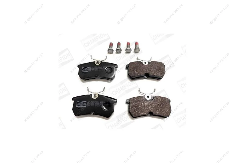 Колодки тормозные дисковые задние Ford Fiesta VI (571998CH) CHAMPION '571998CH (фото 1)