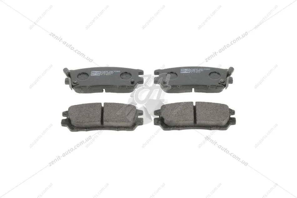 Колодки гальмівні дискові задні Mitsubishi L400, Pajero Sport I CHAMPION 572200CH (фото 1)