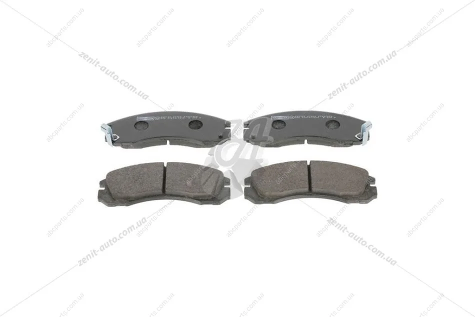 Колодки гальмівні дискові передні Mitsubishi Lancer (IX,X), Outlander (I,II,III), Pajero Sport I CHAMPION 572370CH (фото 1)
