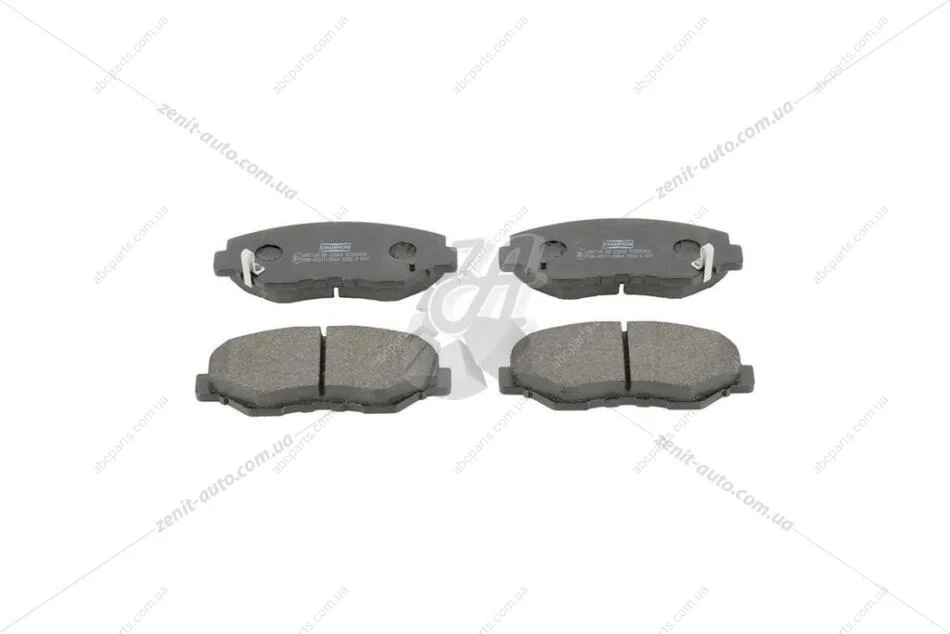 Колодки гальмівні дискові передні Honda CR-V II, Accord VII CHAMPION 572504CH (фото 1)