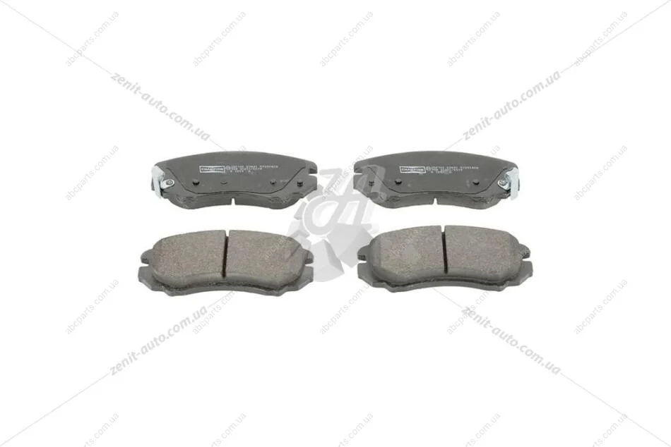 Колодки гальмівні дискові передні Hyundai Elantra IV, Sonata (IV,V), Tucson (04-10)/ Kia Sportage II CHAMPION 572514CH (фото 1)