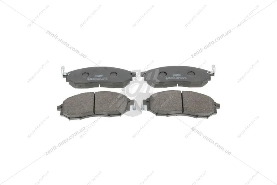 Колодки тормозные дисковые передние Nissan Qashqai I, Murano (I,II)/ Infiniti QX50 I, FX (05-) CHAMPION 572575CH (фото 1)