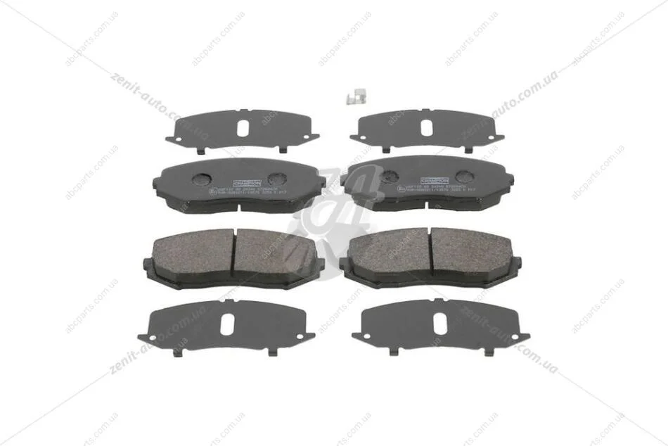 Колодки тормозные дисковые передние Suzuki Grand Vitara (I,II) CHAMPION 572584CH (фото 1)