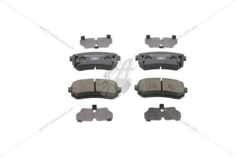 Колодки тормозные дисковые задние Hyundai Accent III, Sonata VI/ Kia Rio II, Cerato II CHAMPION 572590CH