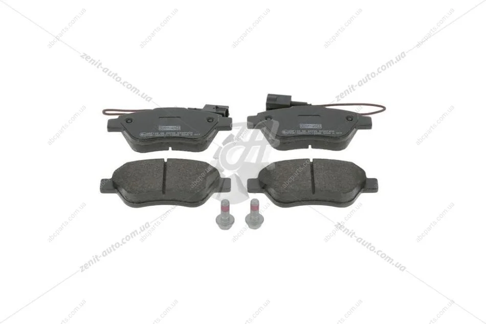 Колодки гальмівні дискові передні Citroen Nemo (08-)/ Fiat Fiorino (07-) CHAMPION 573074CH (фото 1)