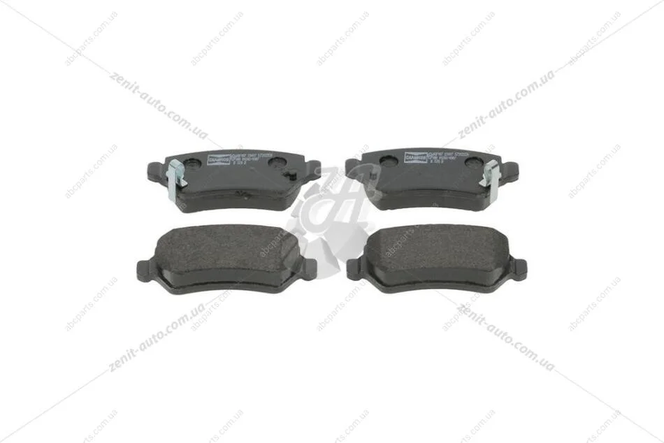 Колодки гальмівні дискові задні Opel Astra (G,H), Corsa C, Zafira (A,B) CHAMPION 573122CH (фото 1)