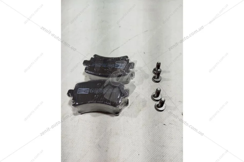 Колодки гальмівні дискові задні Audi A6 C6/ Skoda Octavia II/ VW Golf (V,VI), CC B7, Caddy III CHAMPION 573158CH (фото 1)