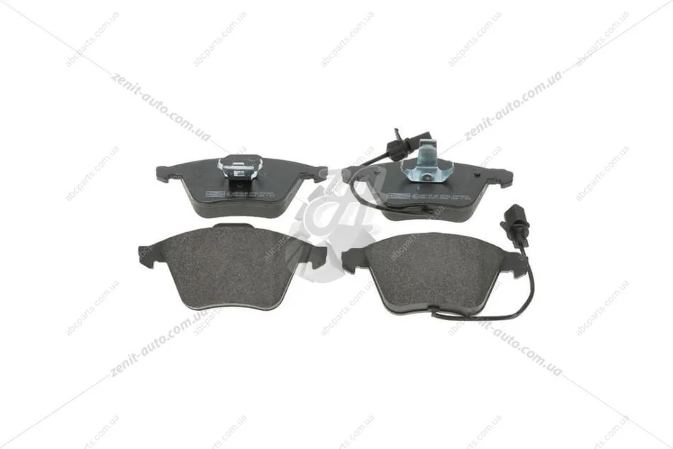 Колодки тормозные дисковые передние AUDI A4, A6 CHAMPION 573196CH (фото 1)
