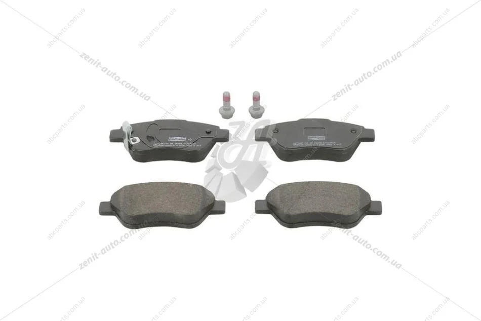 Колодки тормозные дисковые передние Opel Corsa D CHAMPION 573204CH (фото 1)