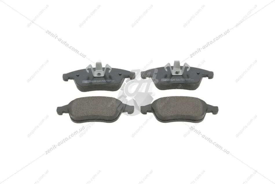 Колодки тормозные дисковые передние Renault Clio IV, Fluence (12-), Megane III, Scenic III CHAMPION 573243CH (фото 1)