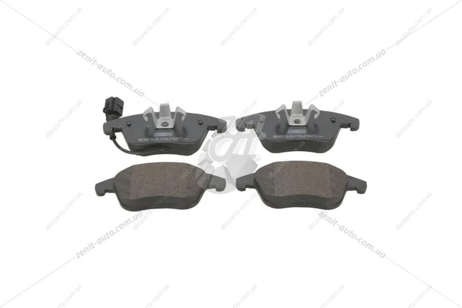 Колодки тормозные дисковые передние VW Passat B7, Sharan (10-), Tiguan (07-) CHAMPION 573246CH (фото 1)