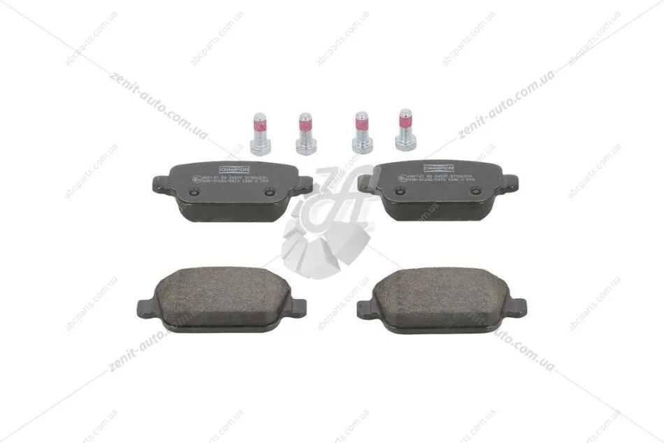 Колодки тормозные дисковые задние Ford Focus II, Kuga I, Mondeo IV CHAMPION 573263CH (фото 1)