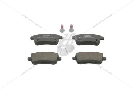 Колодки тормозные дисковые задние Renault Megane (III,IV), Scenic III CHAMPION 573286CH