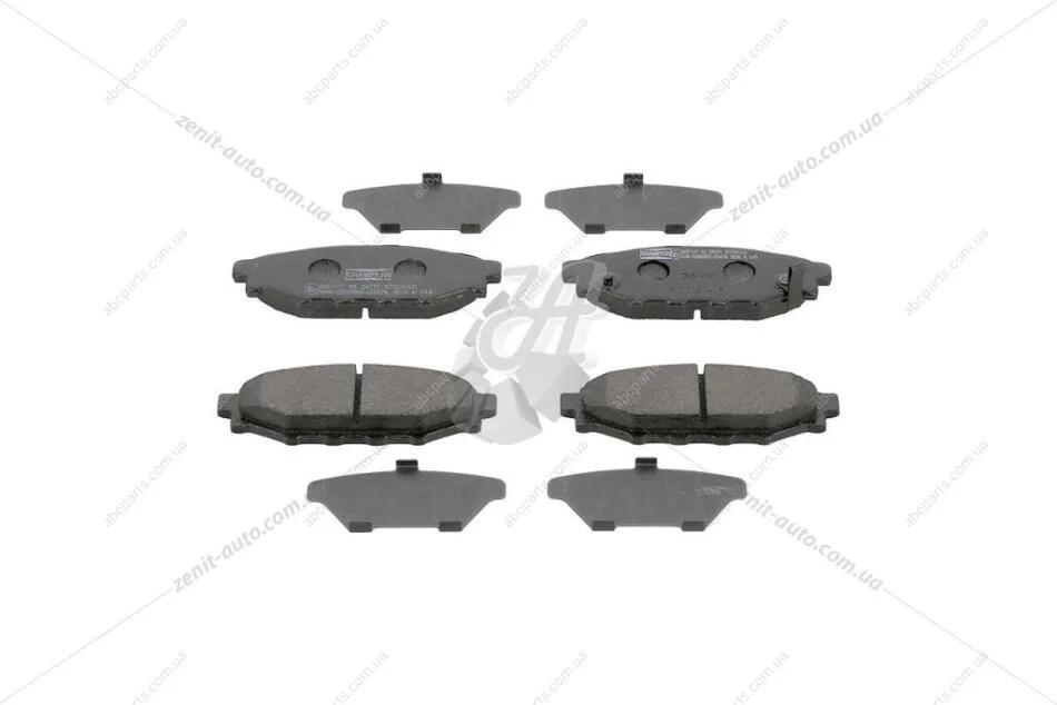 Колодки тормозные дисковые задние Subaru Forester (08-), Outback (08-) CHAMPION 573380CH (фото 1)