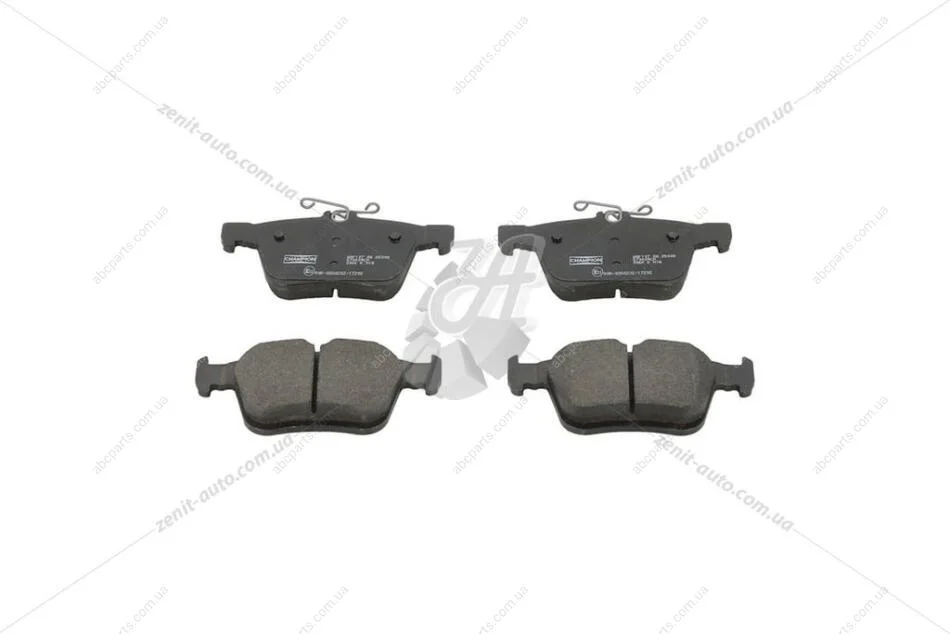 Колодки гальмівні дискові задні Audi A3 (13-)/ Skoda Karoq (17-)/ VW Golf VII, Touran (15-) CHAMPION 573409CH (фото 1)