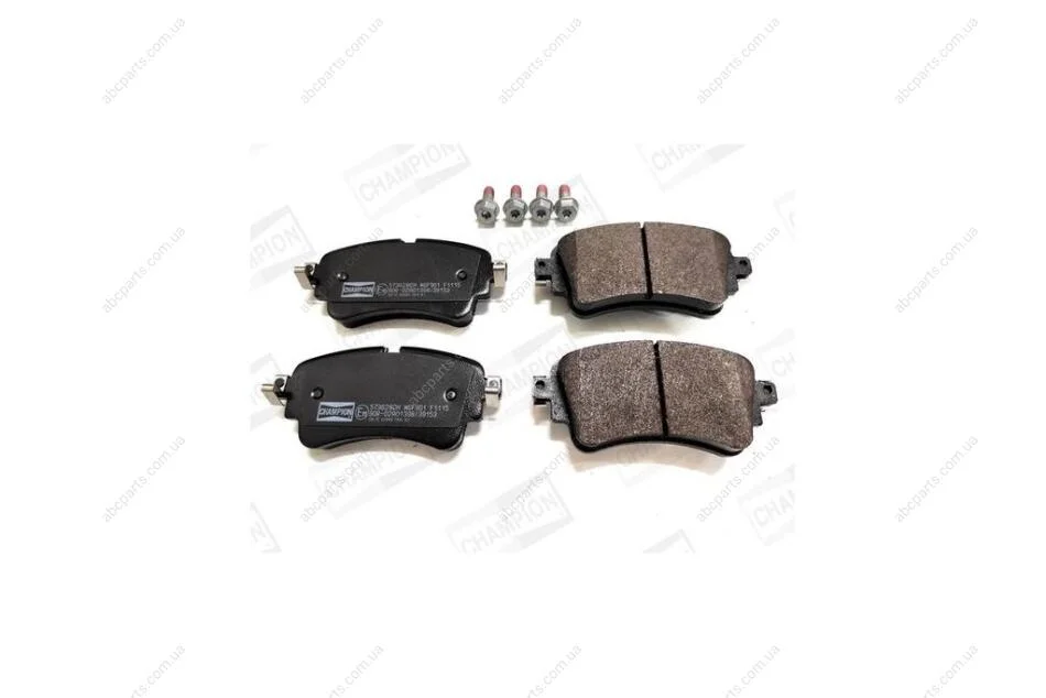 Колодки тормозные дисковые задние Audi A4 (B9), A6 (C8), Q5 (16-)/ VW Touareg (17-) (573628CH) CHAMPION '573628CH (фото 1)