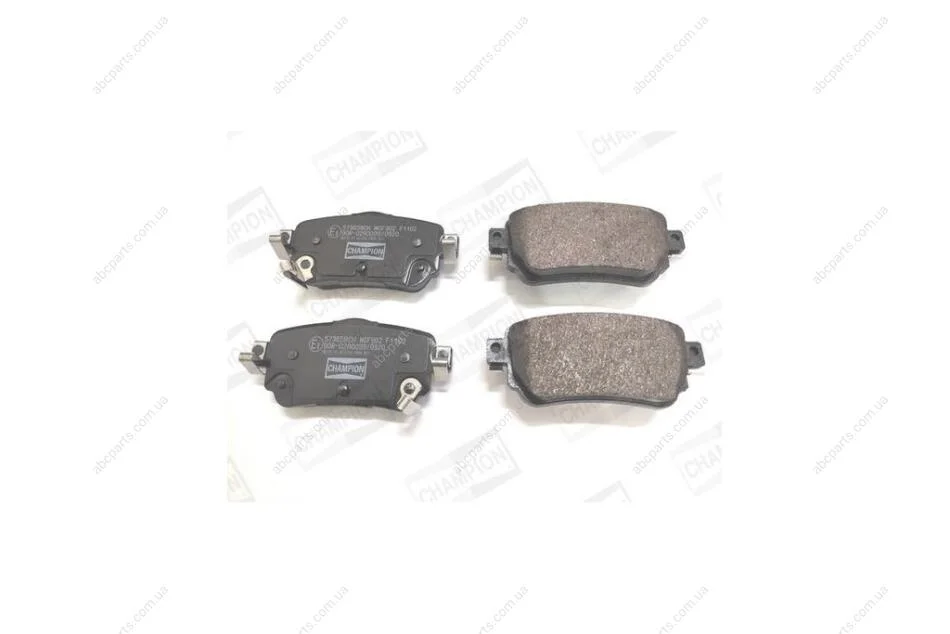 Колодки гальмівні дискові задні Nissan X-Trail III, Qashqai II, Leaf (17-)/ Renault Kadjar (15-) (573658CH) CHAMPION '573658CH (фото 1)