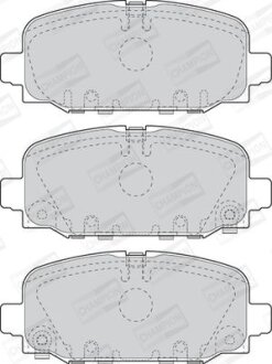 Колодки гальмівні дискові задні Jeep Compass (16-) CHAMPION '573824CH