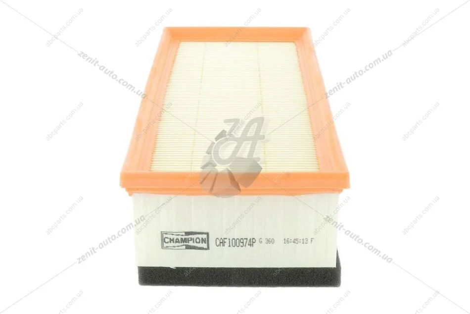 Фільтр повітряний Citroen C8 (EA_, EB_) 02-, JUMPY (VF7) 07-16, JUMPY Van 07-16|FIAT SCUDO Bus (270_, 272_) CHAMPION CAF100974P (фото 1)